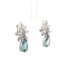 Earrings Ultima Edizione Woman in Silver OAO7112-AZZURRO - OAO7112-AZZURRO